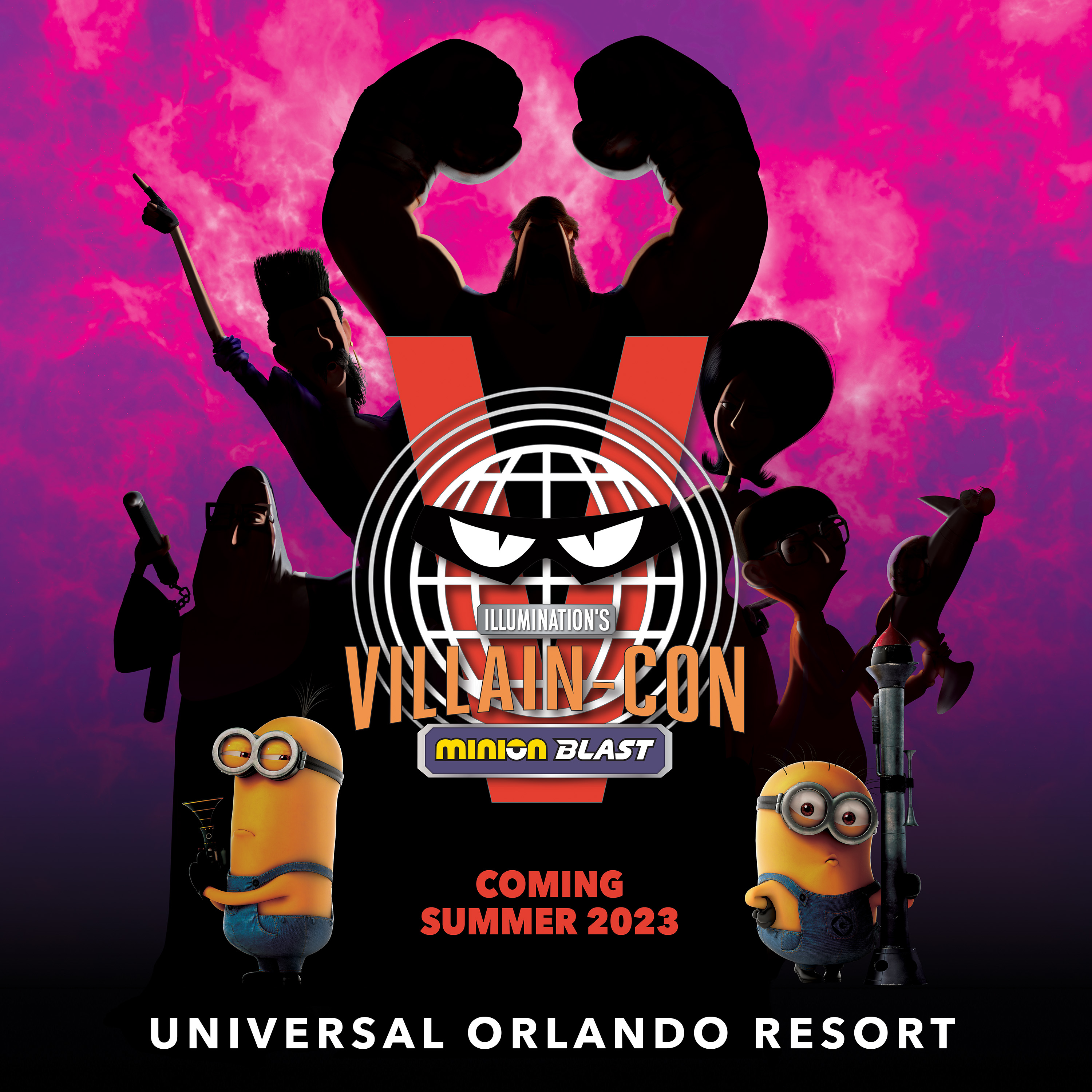 It’s So Much Fun It’s a Crime… Universal Orlando Resort Announces Illumination’s Villain-Con Minion Blast – A First-of-its-kind Diabolical Family Attraction Inspired by Illumination’s Popular Minions Franchise – Coming to Universal Studios Florida in Summer 2023