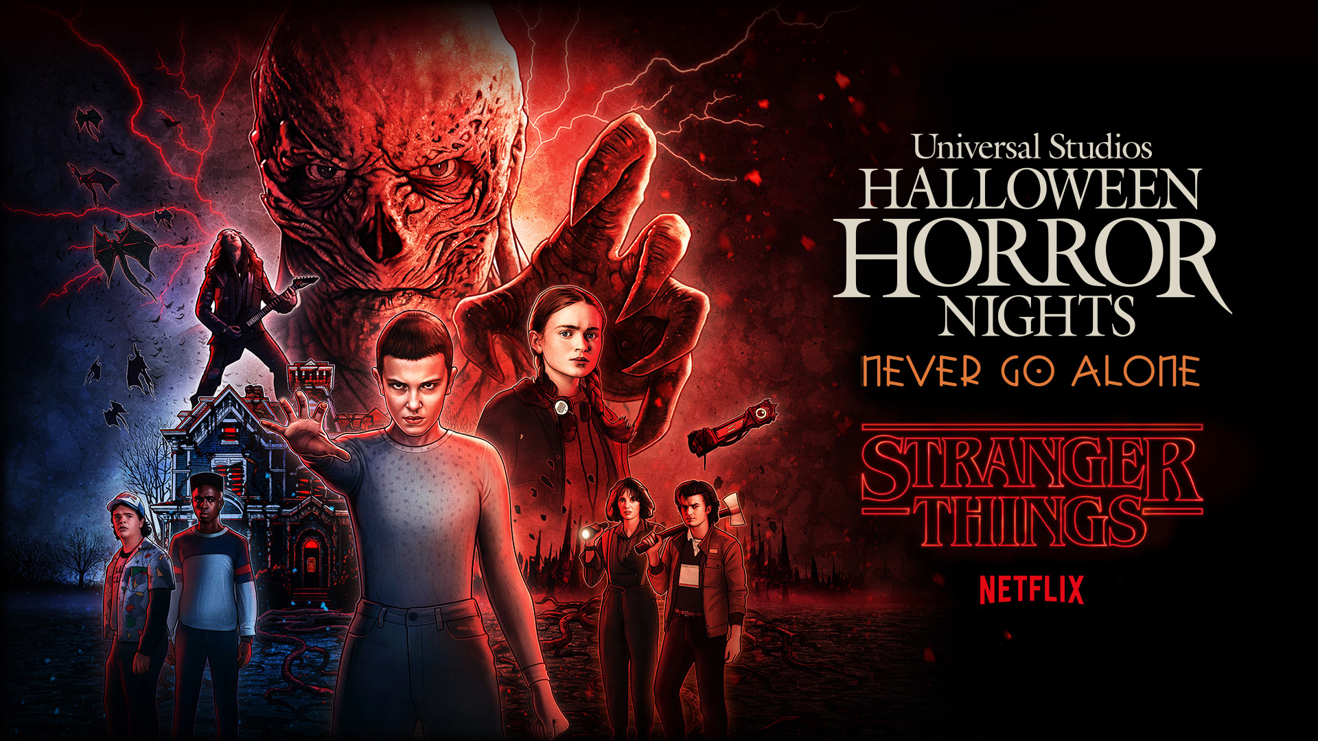 Universal Studios’ Halloween Horror Nights Transports Guests Back to the Upside Down in an All-New Haunted House Inspired by Season 4 of Netflix’s Critically Acclaimed Original Series “Stranger Things”