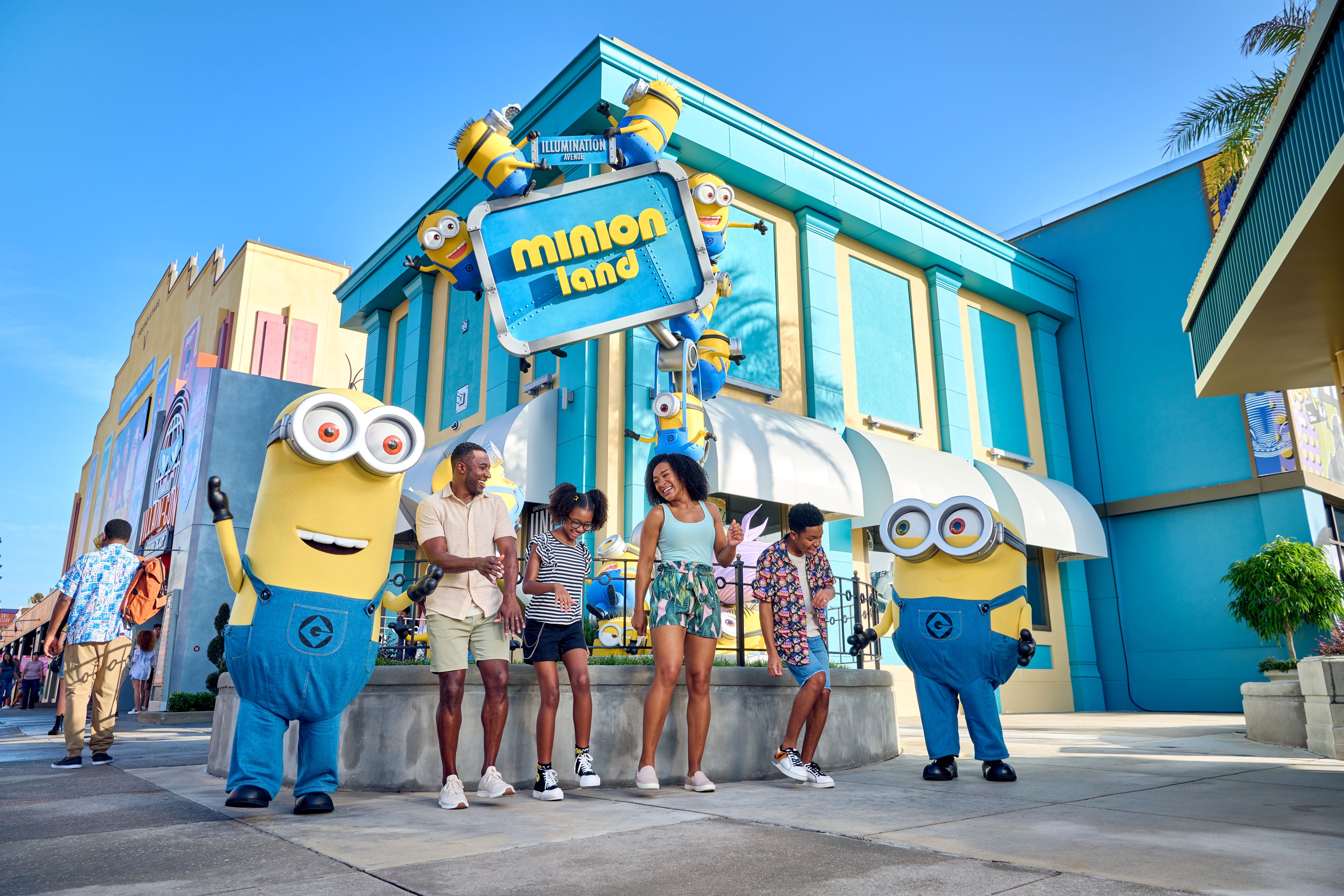 Illuminations’s Highly Anticipated Minion Land, Featuring the All-New Villain-Con Minion Blast, Minion Cafe, Bake My Day and More Is Now Open at Universal Orlando Resort