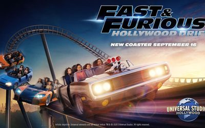 Universal Studios Hollywood Infuses a New Level of Adrenaline Into Its Global Entertainment Destination with the Arrival of “Fast & Furious: Hollywood Drift,” the Theme Park’s Technologically Advanced First Outdoor, High-Speed Roller Coaster, Opening on Wednesday, September 16